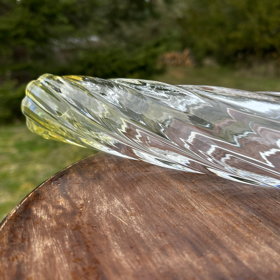 18" Twisted Fume Steamroller Glass Pipe TG