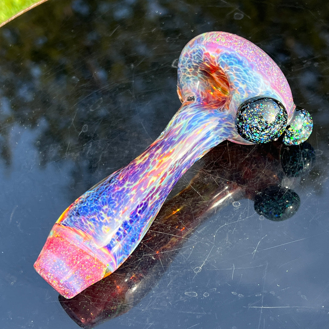 Custom Large Nebula Cropal Spoon Glass Pipe Tako Glass   