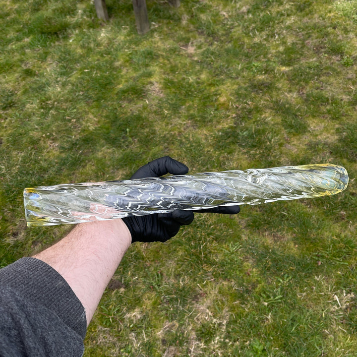 18" Twisted Fume Steamroller Glass Pipe TG