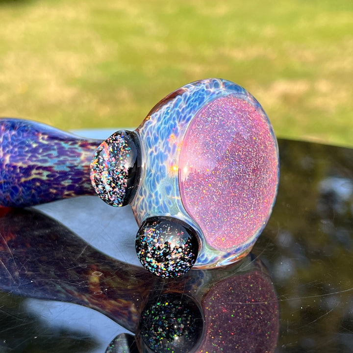 Custom Large Nebula Cropal Spoon Glass Pipe Tako Glass   