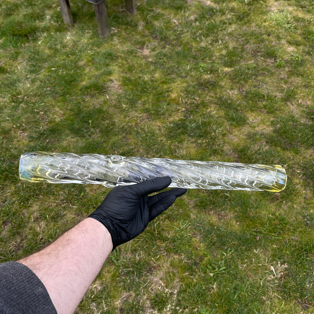 18" Twisted Fume Steamroller Glass Pipe TG