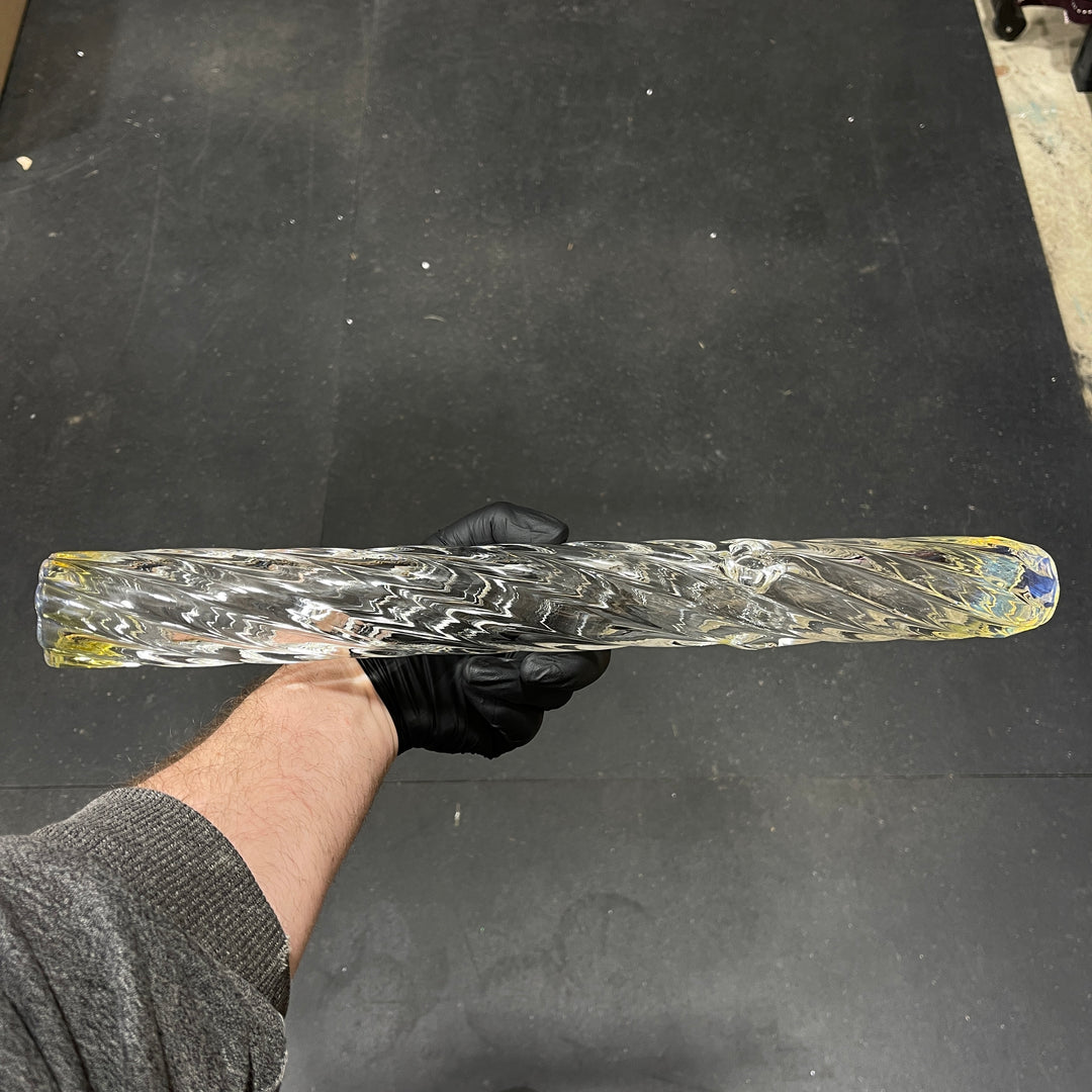 18" Twisted Fume Steamroller Glass Pipe TG