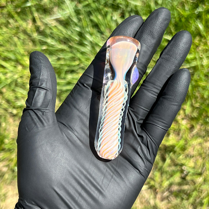 Thick Fume Chillum Glass Pipe Chuck Glass   