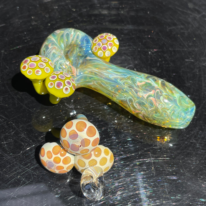 Mushroom Glass Pipe Combo Glass Pipe GXG Studio   