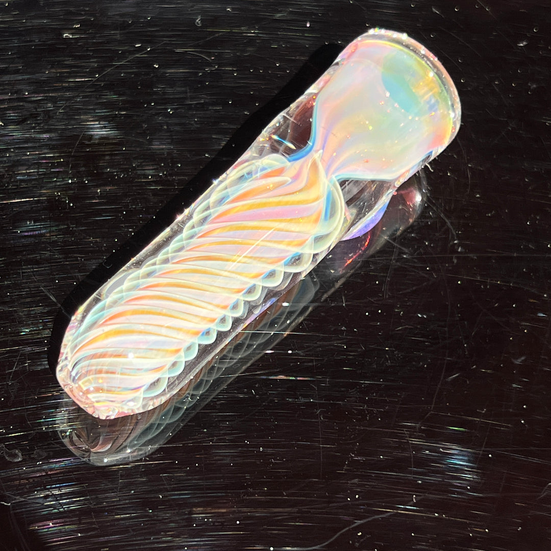 Thick Fume Chillum Glass Pipe Chuck Glass   