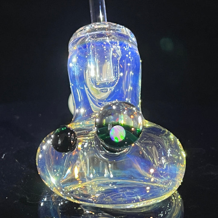 Exp. Green Opal Hash Hammer Glass Pipe Tako Glass   