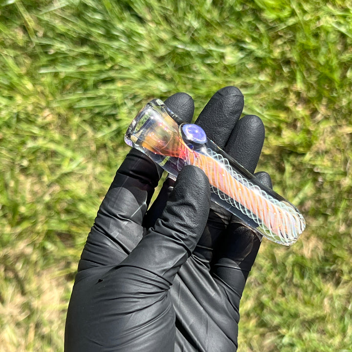 Thick Fume Chillum Glass Pipe Chuck Glass   