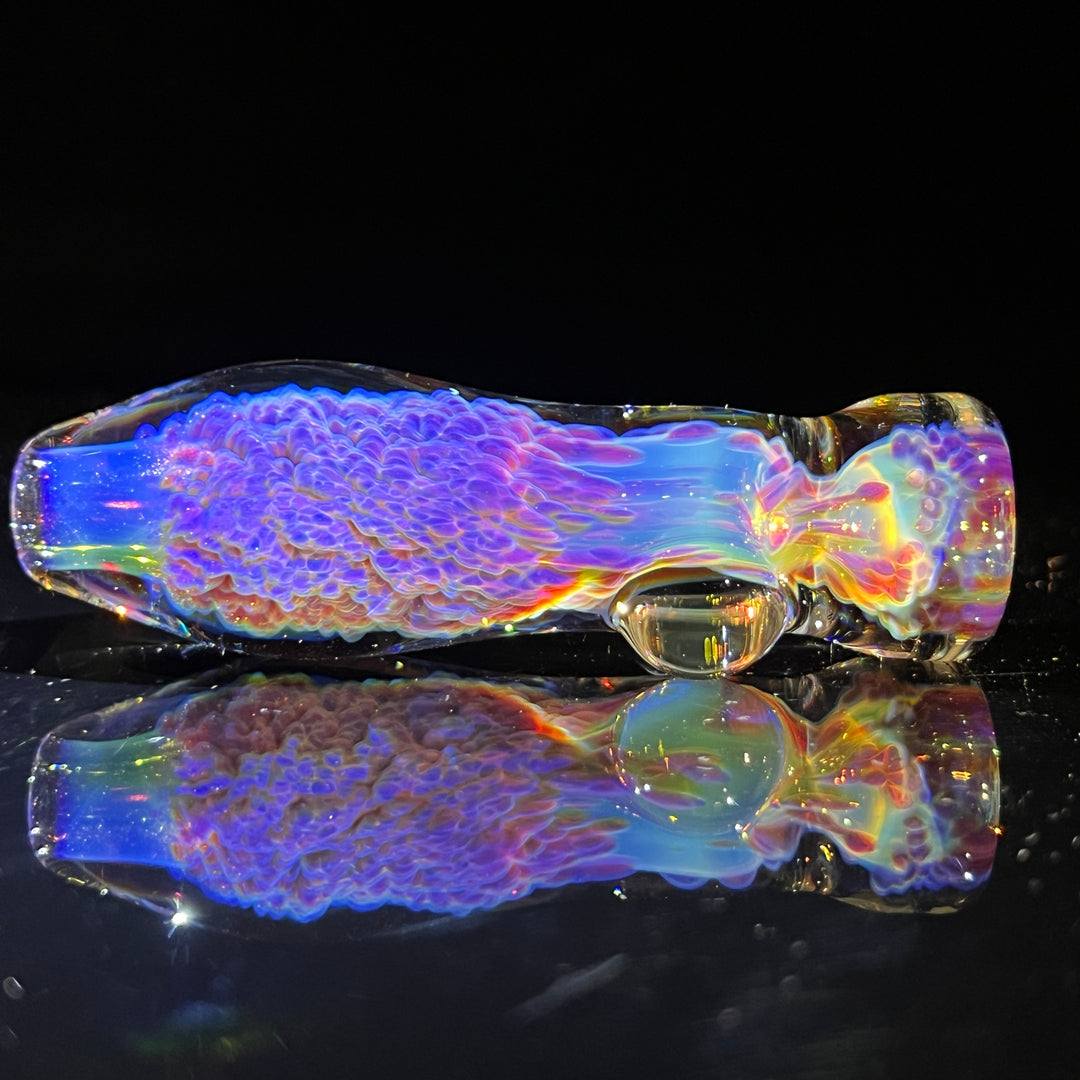 Purple Nebula Chillum Glass Pipe Tako Glass   