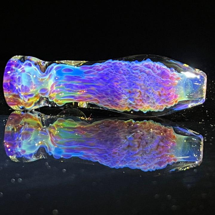 Purple Nebula Chillum Glass Pipe Tako Glass   