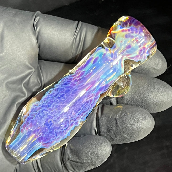 Purple Nebula Chillum Glass Pipe Tako Glass   