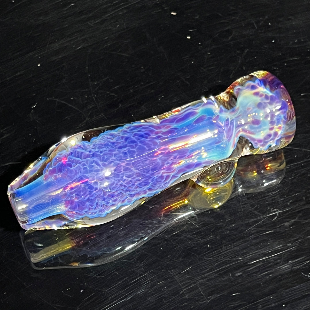 Purple Nebula Chillum Glass Pipe Tako Glass   