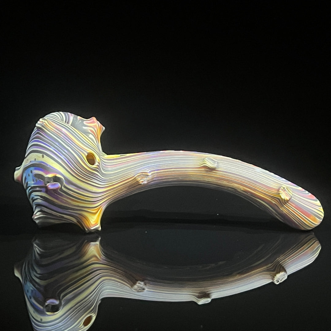 The Hunter Woodgrain Spoon Glass Pipe Wazoo Glass