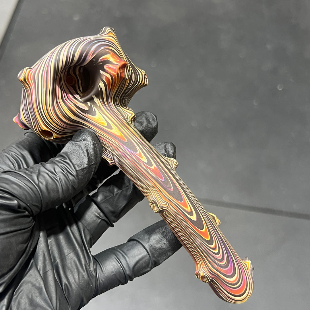 The Hunter Woodgrain Spoon Glass Pipe Wazoo Glass