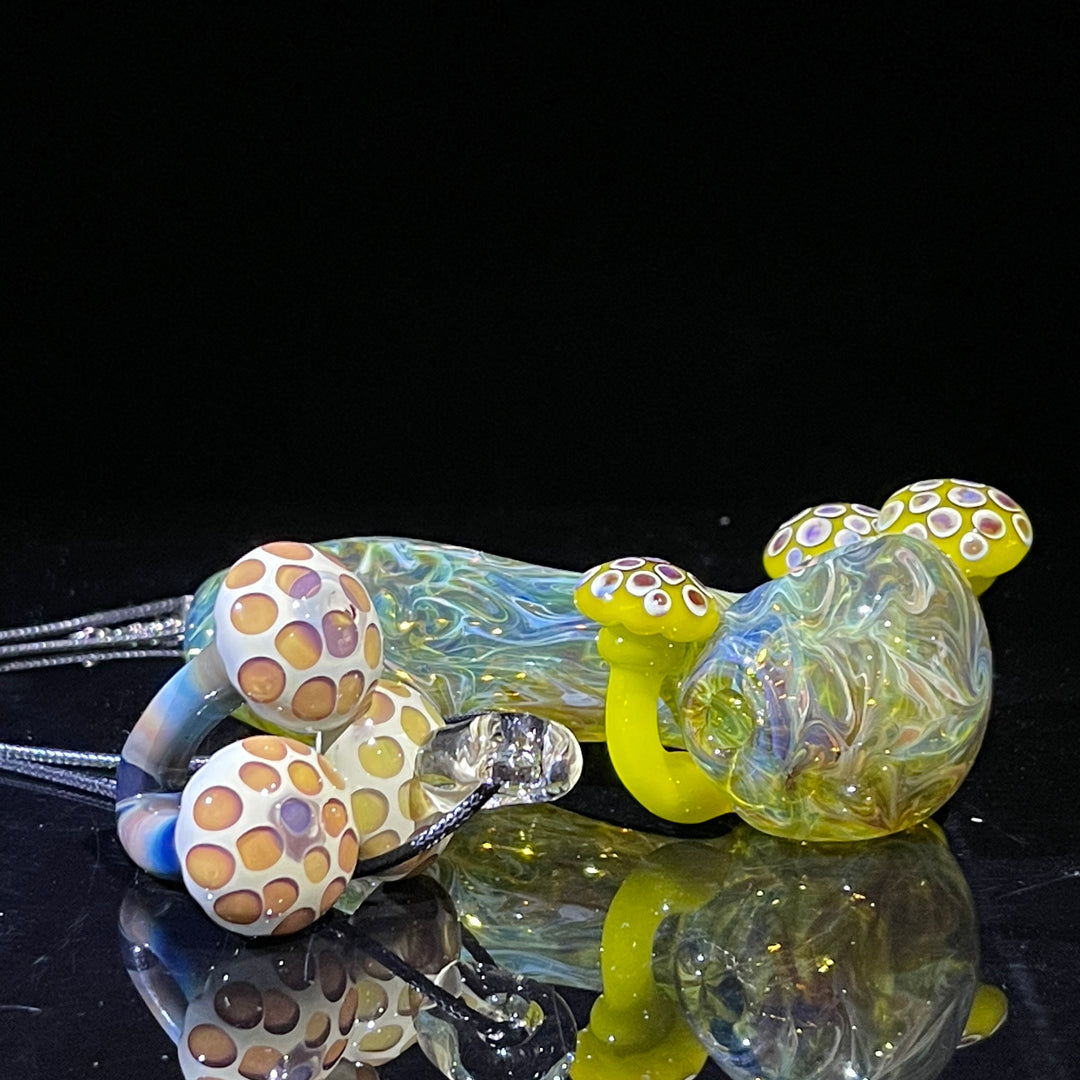 Mushroom Glass Pipe Combo Glass Pipe GXG Studio   