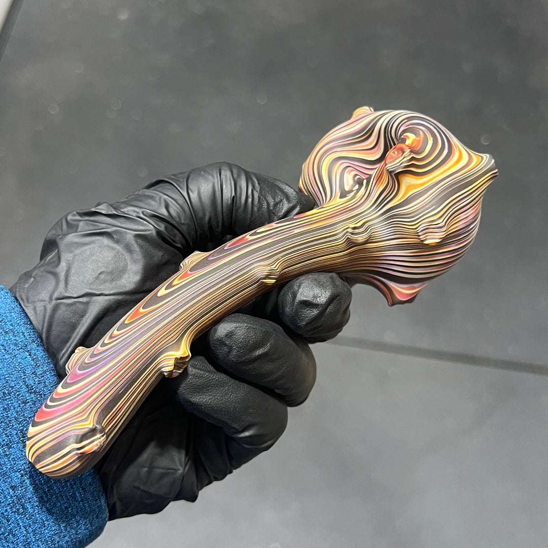 The Hunter Woodgrain Spoon Glass Pipe Wazoo Glass