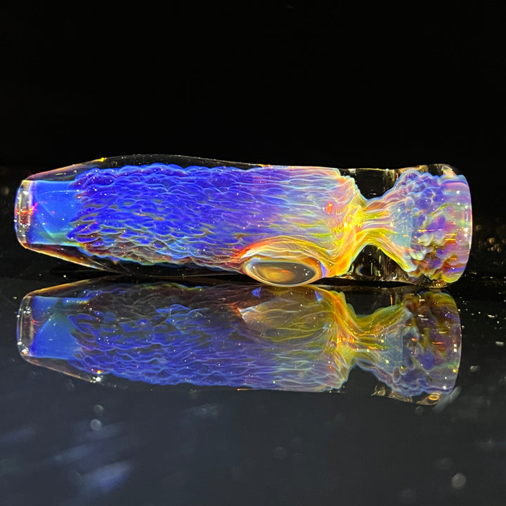 Purple Nebula Chillum Glass Pipe Tako Glass   