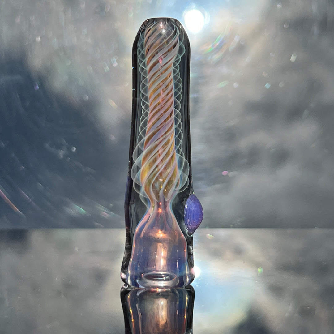 Thick Fume Chillum Glass Pipe Chuck Glass   