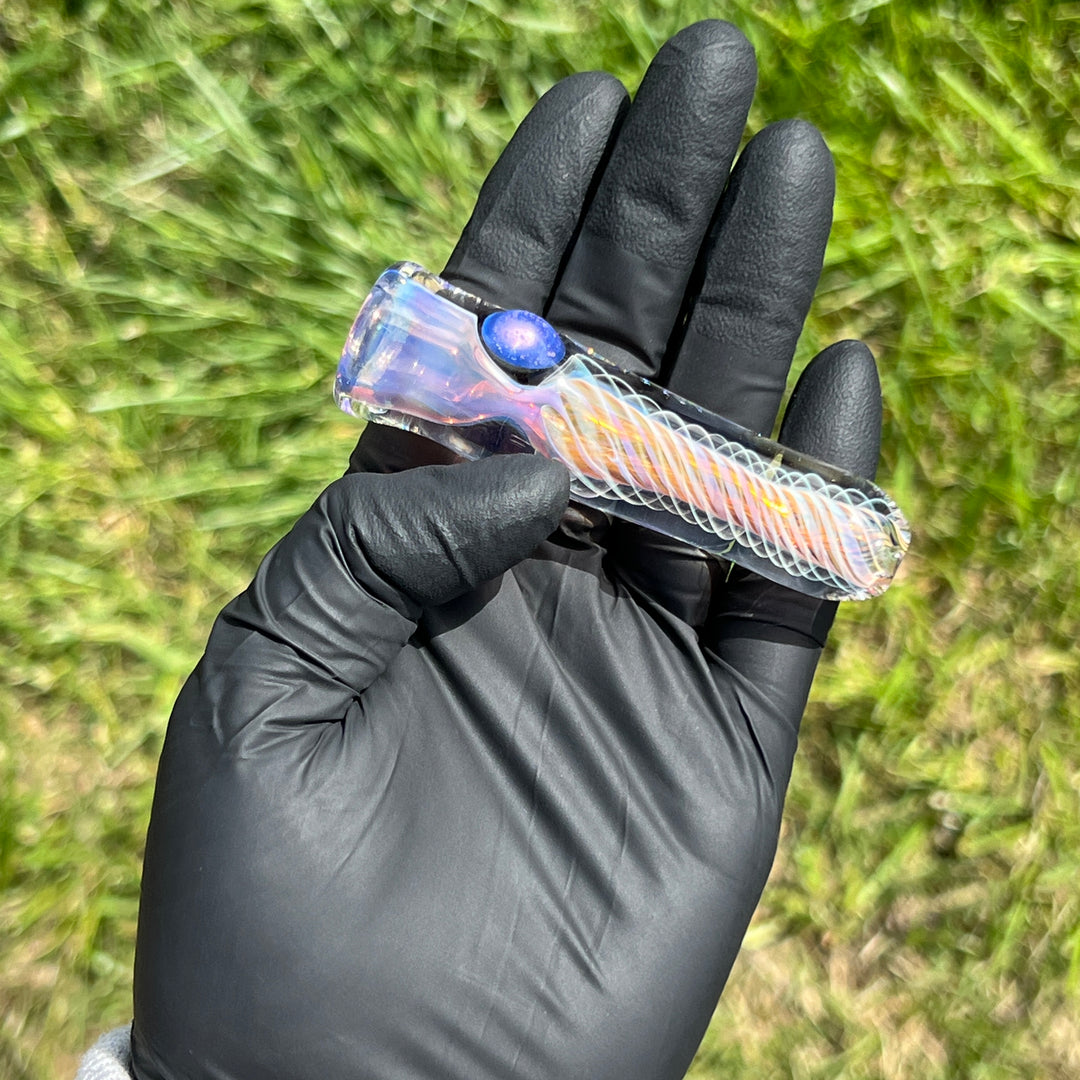 Thick Fume Chillum Glass Pipe Chuck Glass   