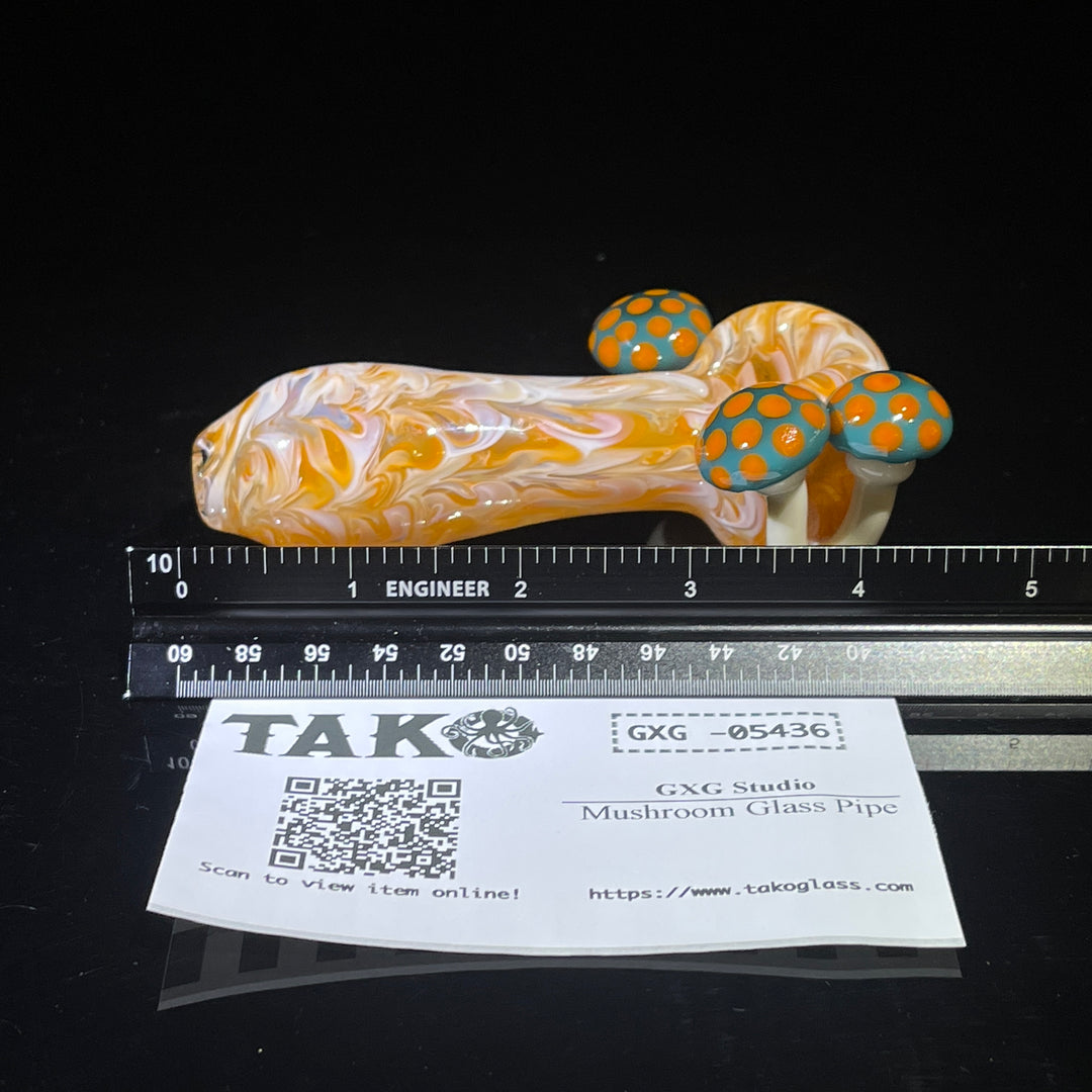 Mushroom Glass Pipe Glass Pipe GXG Studio   