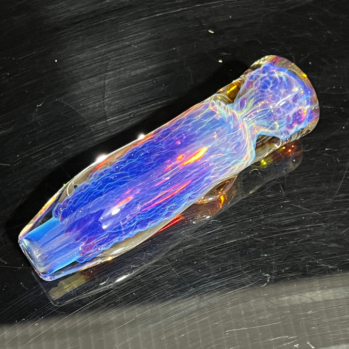 Purple Nebula Chillum Glass Pipe Tako Glass   