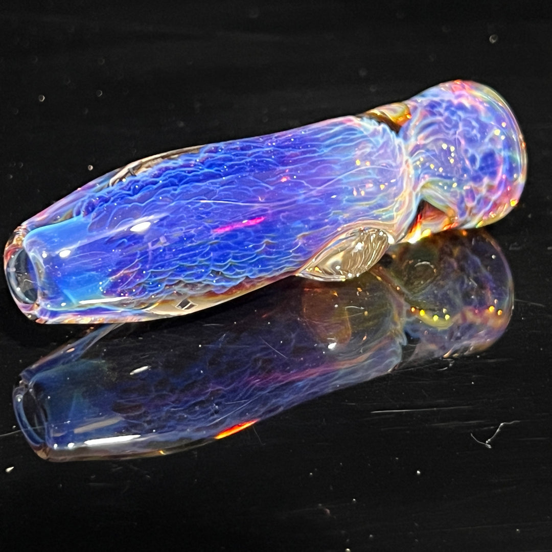 Purple Nebula Chillum Glass Pipe Tako Glass   