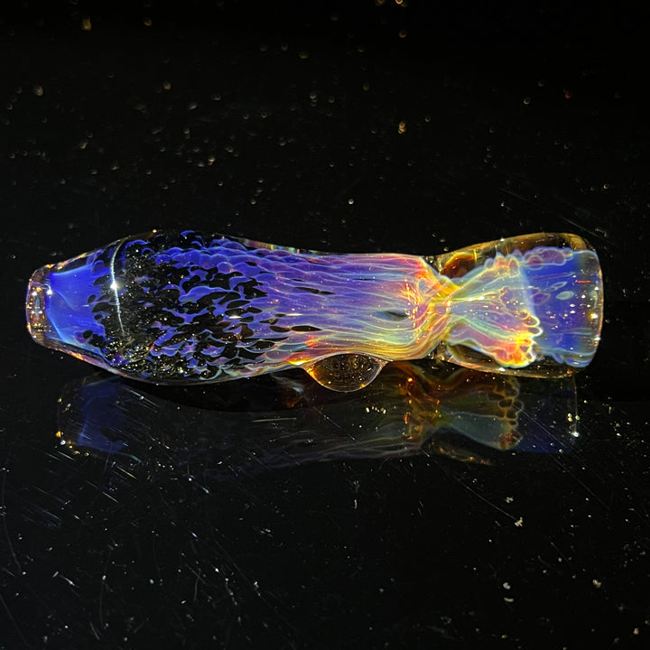 Purple Nebula Chillum Glass Pipe Tako Glass   