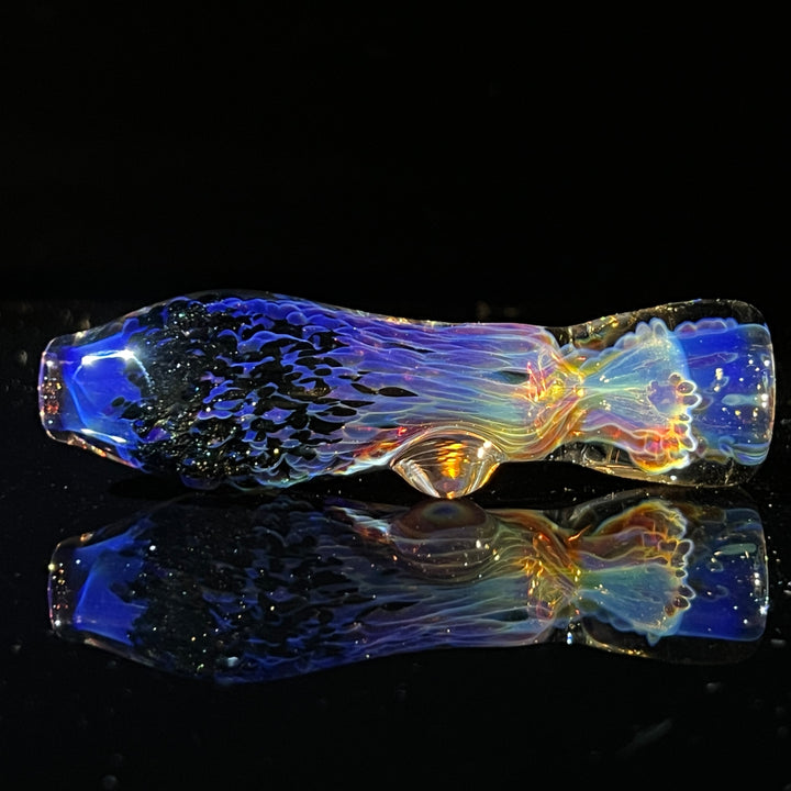 Purple Nebula Chillum Glass Pipe Tako Glass   