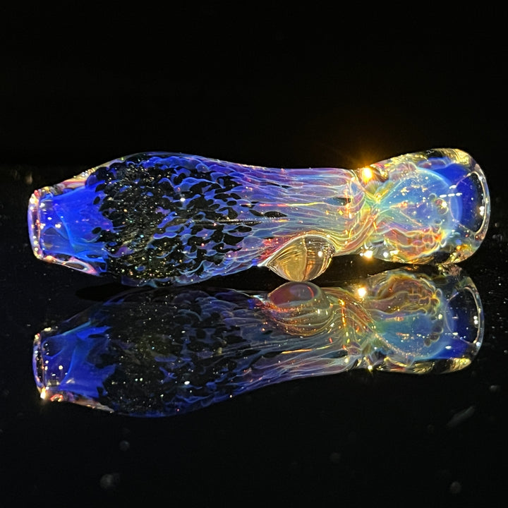 Purple Nebula Chillum Glass Pipe Tako Glass   