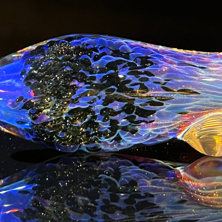 Purple Nebula Chillum Glass Pipe Tako Glass   