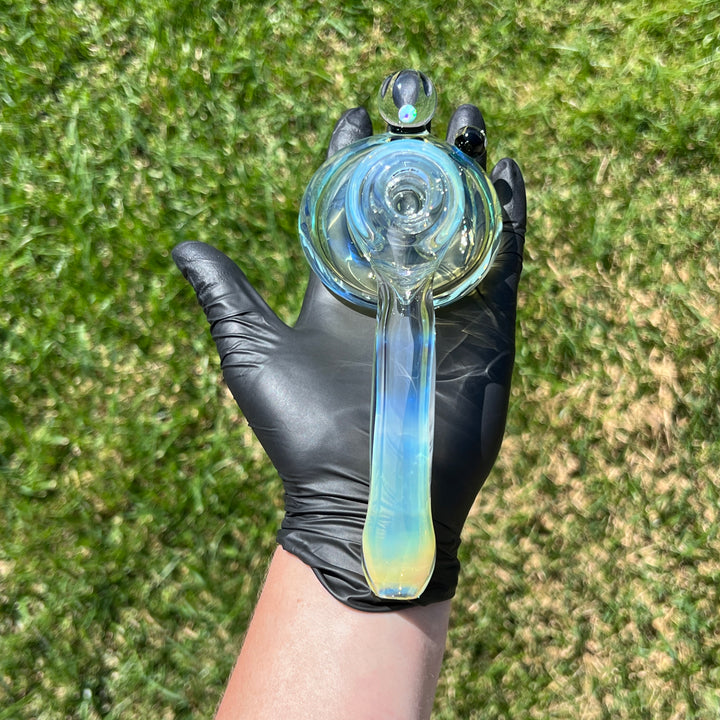 Exp. Green Opal Hash Hammer Glass Pipe Tako Glass   