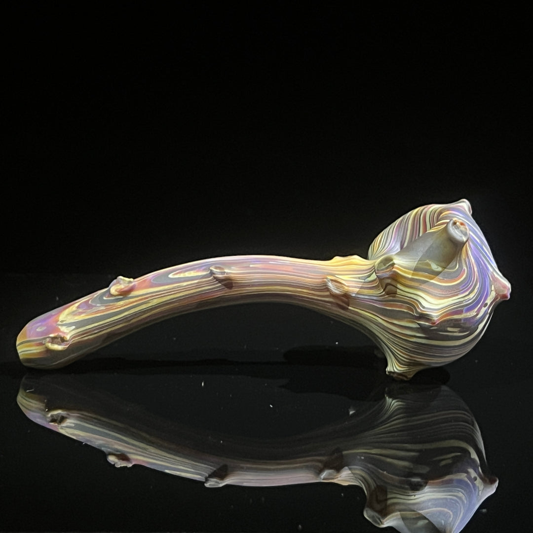 The Hunter Woodgrain Spoon Glass Pipe Wazoo Glass