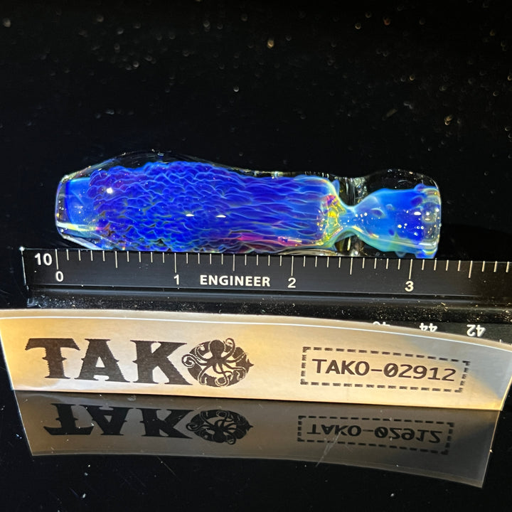 Purple Nebula Chillum Glass Pipe Tako Glass   