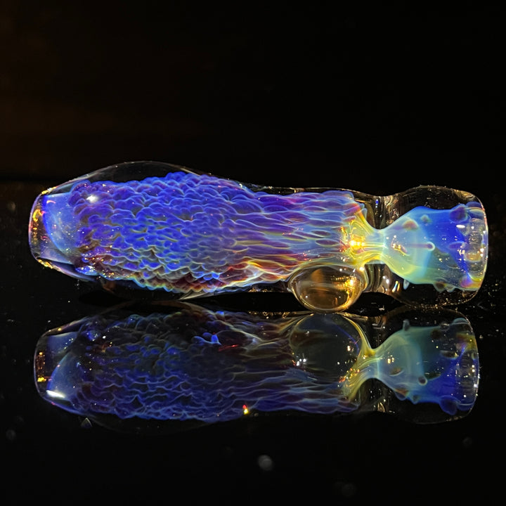 Purple Nebula Chillum Glass Pipe Tako Glass   