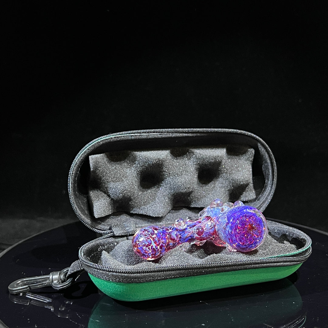 Purple Marble Hammer + Case Combo Glass Pipe TG   