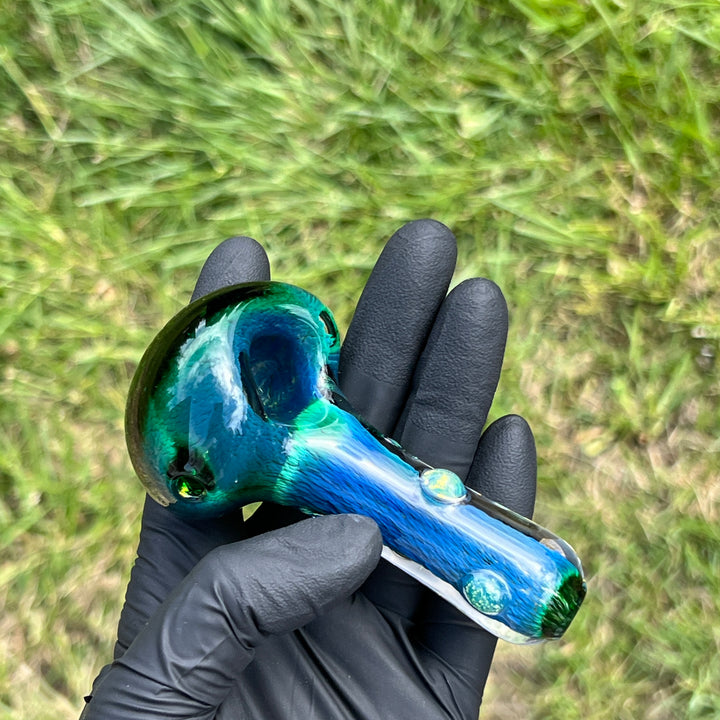 Thick Exp Green Pipe Glass Pipe Chuck Glass   