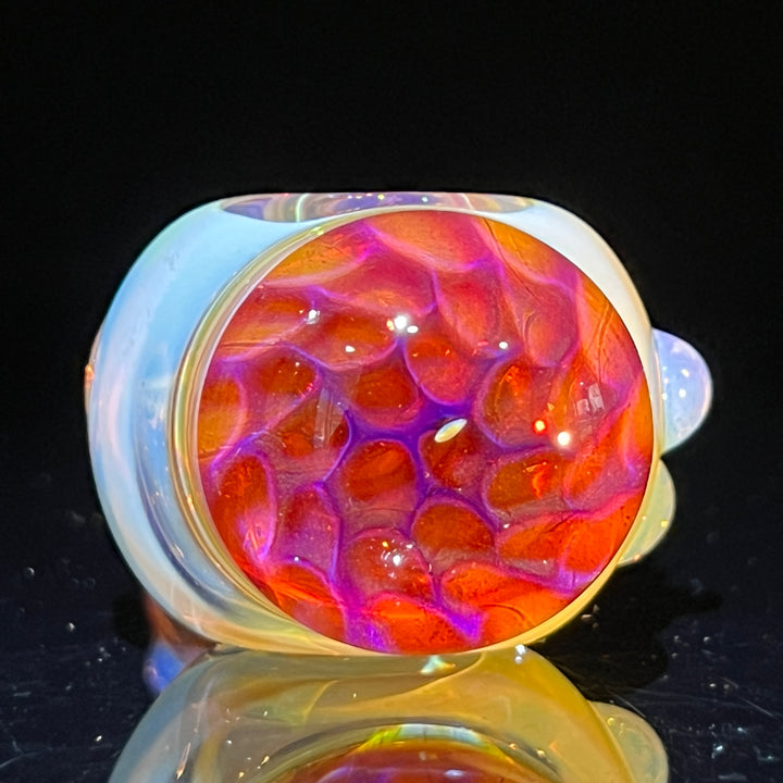 Left Handed Trypophobia Honeycomb Pipe Glass Pipe TG   