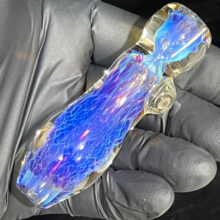 Purple Nebula Chillum Glass Pipe Tako Glass   