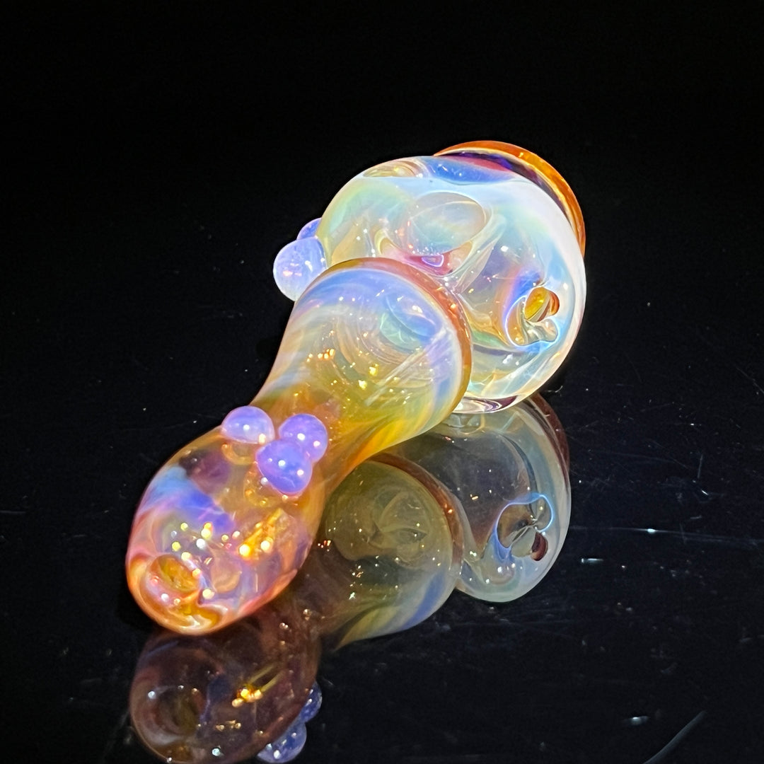 Left Handed Trypophobia Honeycomb Pipe Glass Pipe TG   