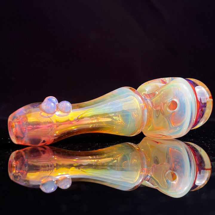 Left Handed Trypophobia Honeycomb Pipe Glass Pipe TG   