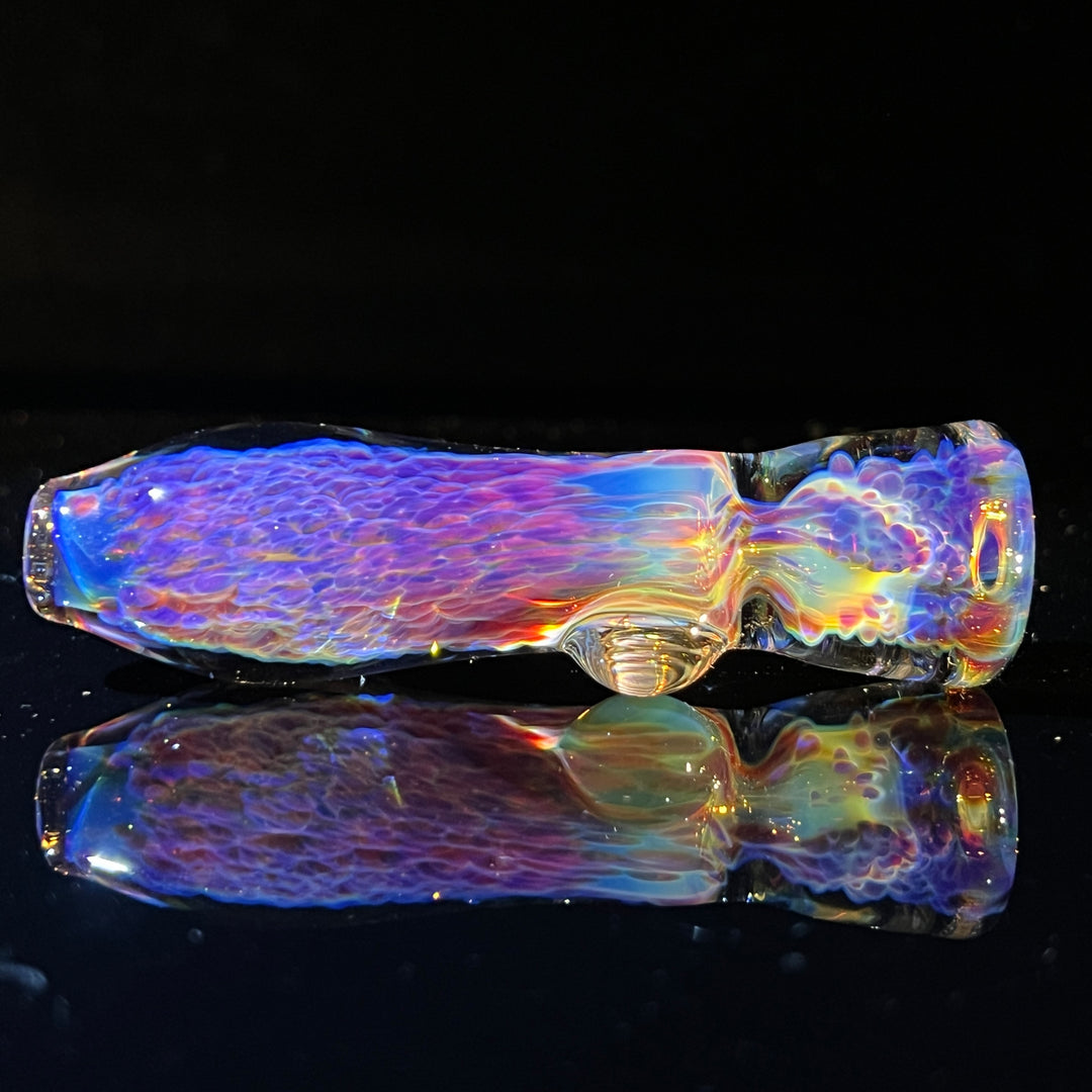 Purple Nebula Chillum Glass Pipe Tako Glass   