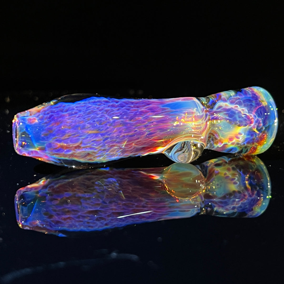 Purple Nebula Chillum Glass Pipe Tako Glass   