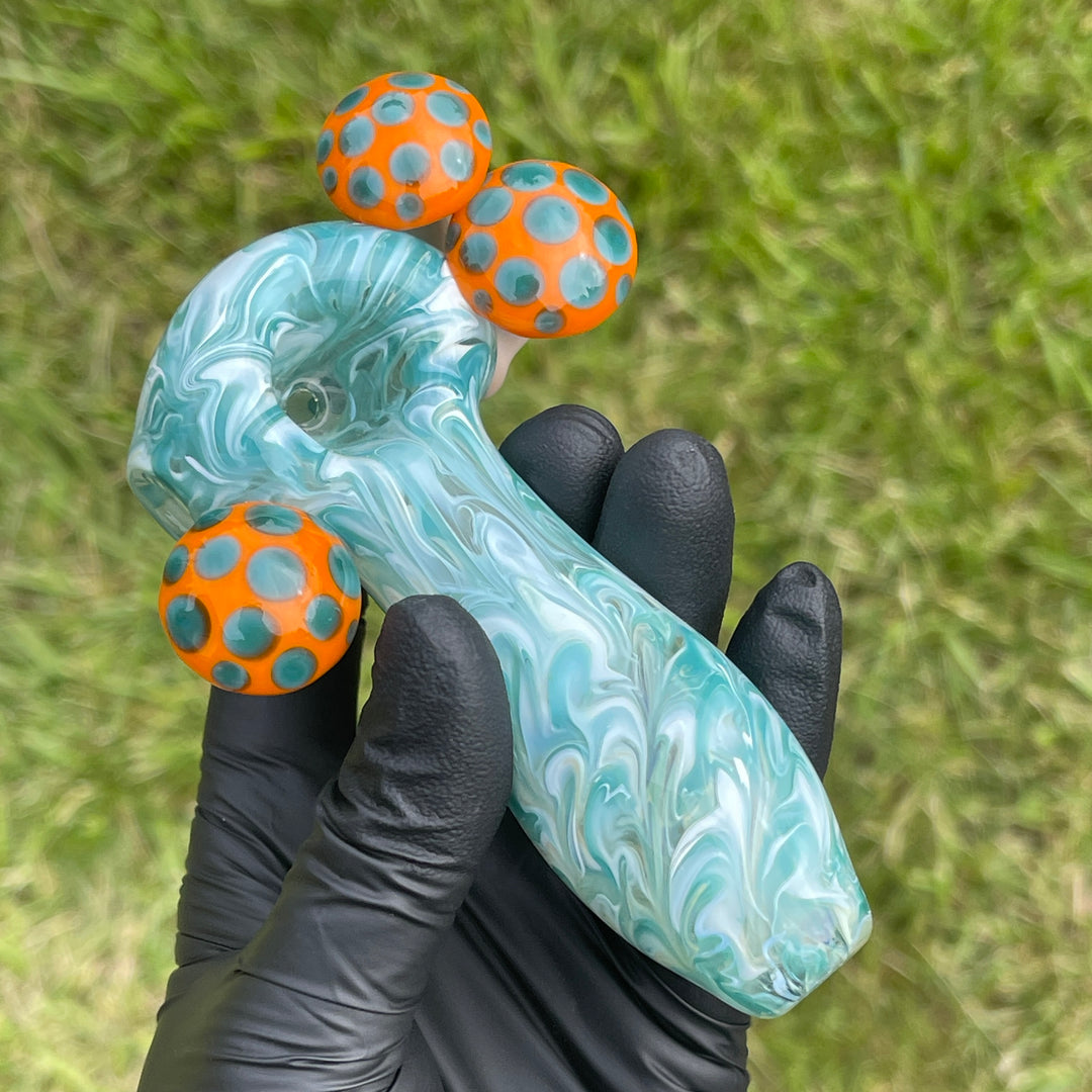 Mushroom Glass Pipe Glass Pipe GXG Studio   