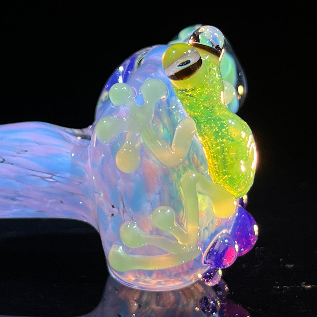 Fancy Frog Spoon Glass Pipe Beezy Glass   