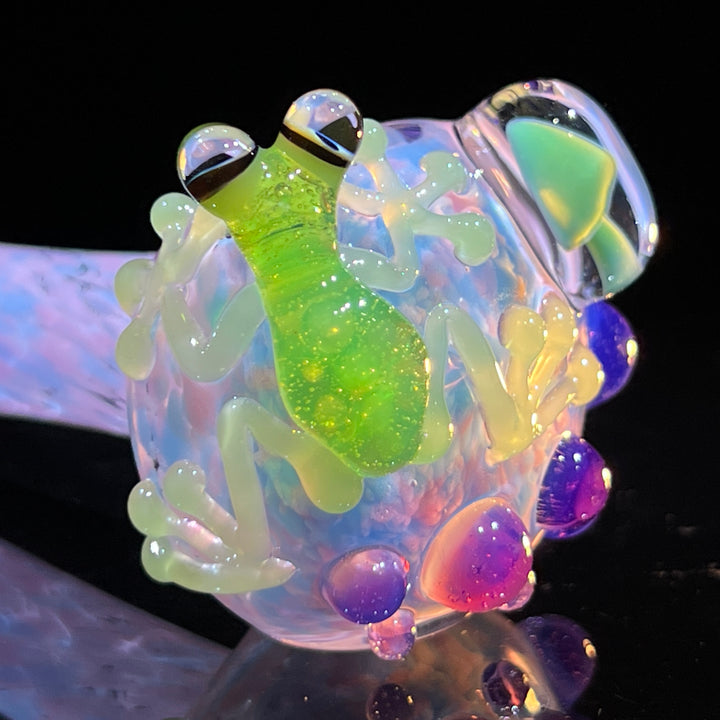 Fancy Frog Spoon Glass Pipe Beezy Glass   