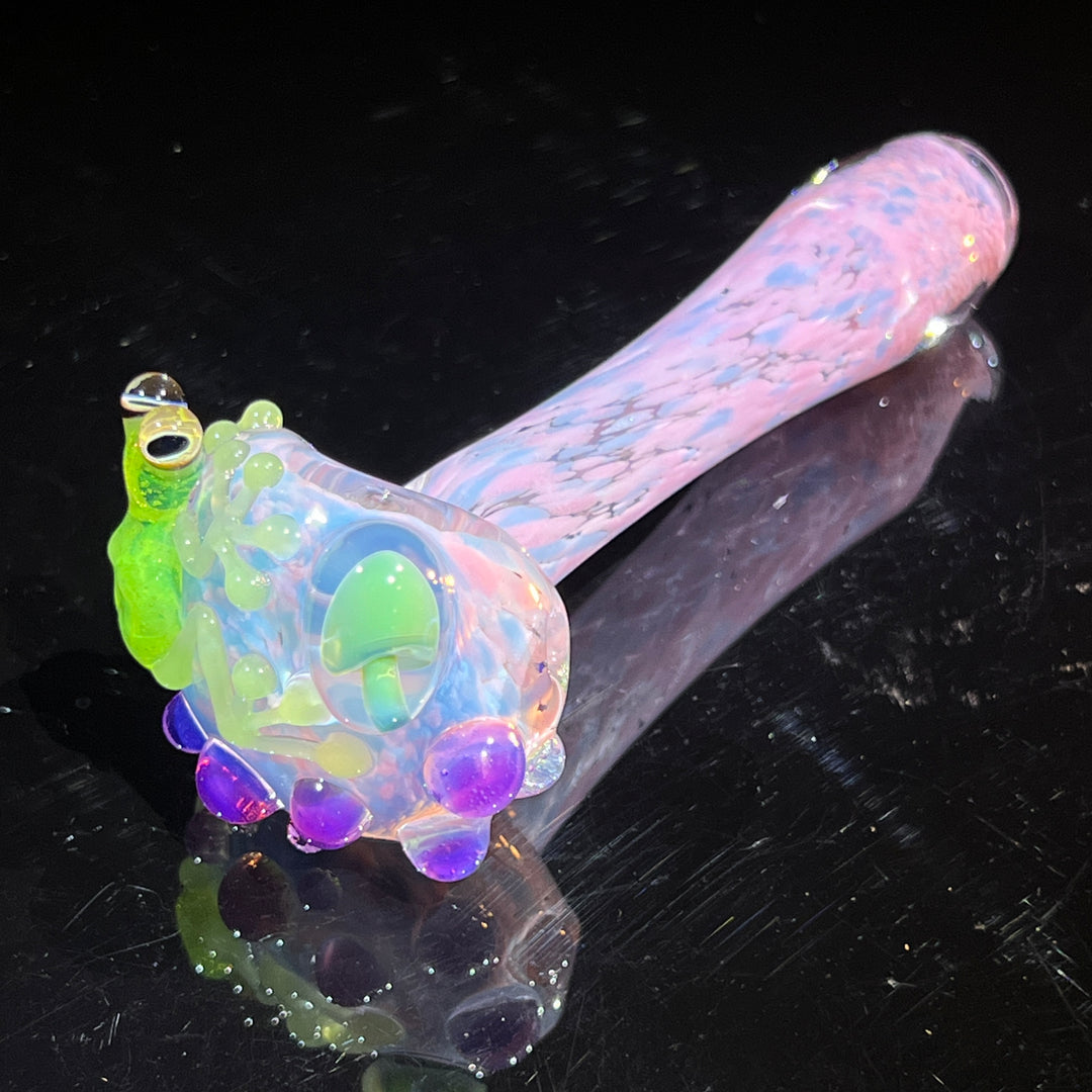 Fancy Frog Spoon Glass Pipe Beezy Glass   