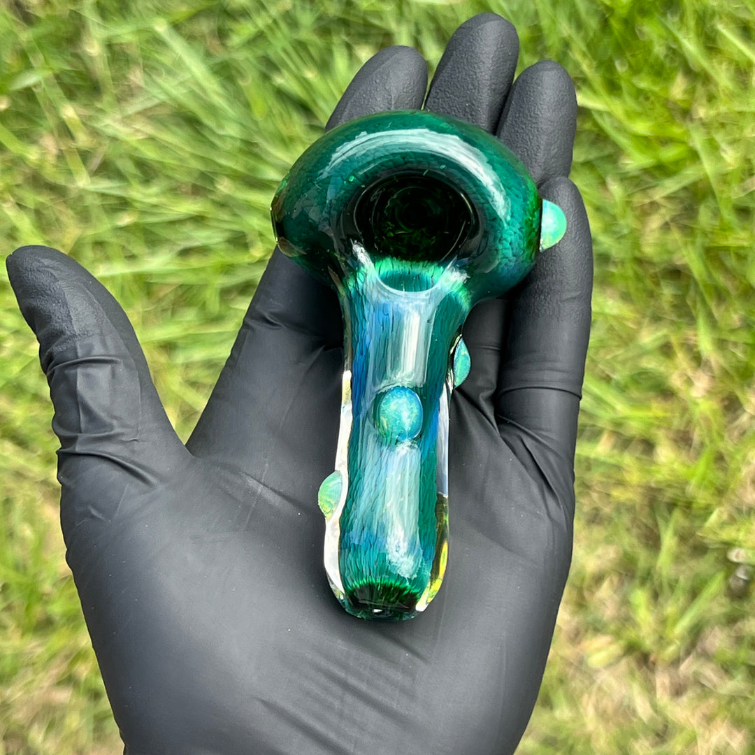 Thick Exp Green Pipe Glass Pipe Chuck Glass   