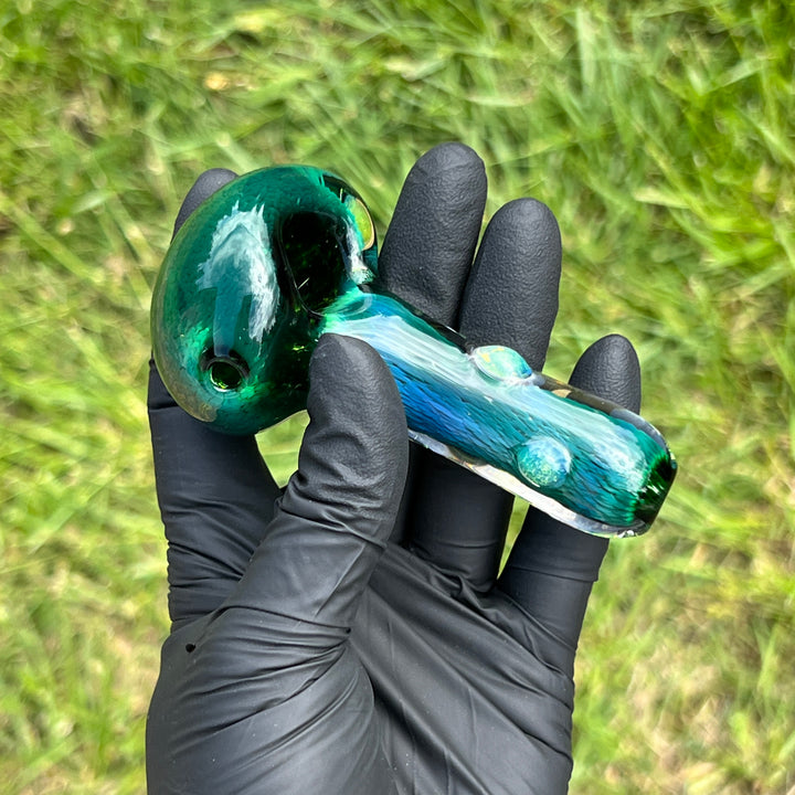 Thick Exp Green Pipe Glass Pipe Chuck Glass   