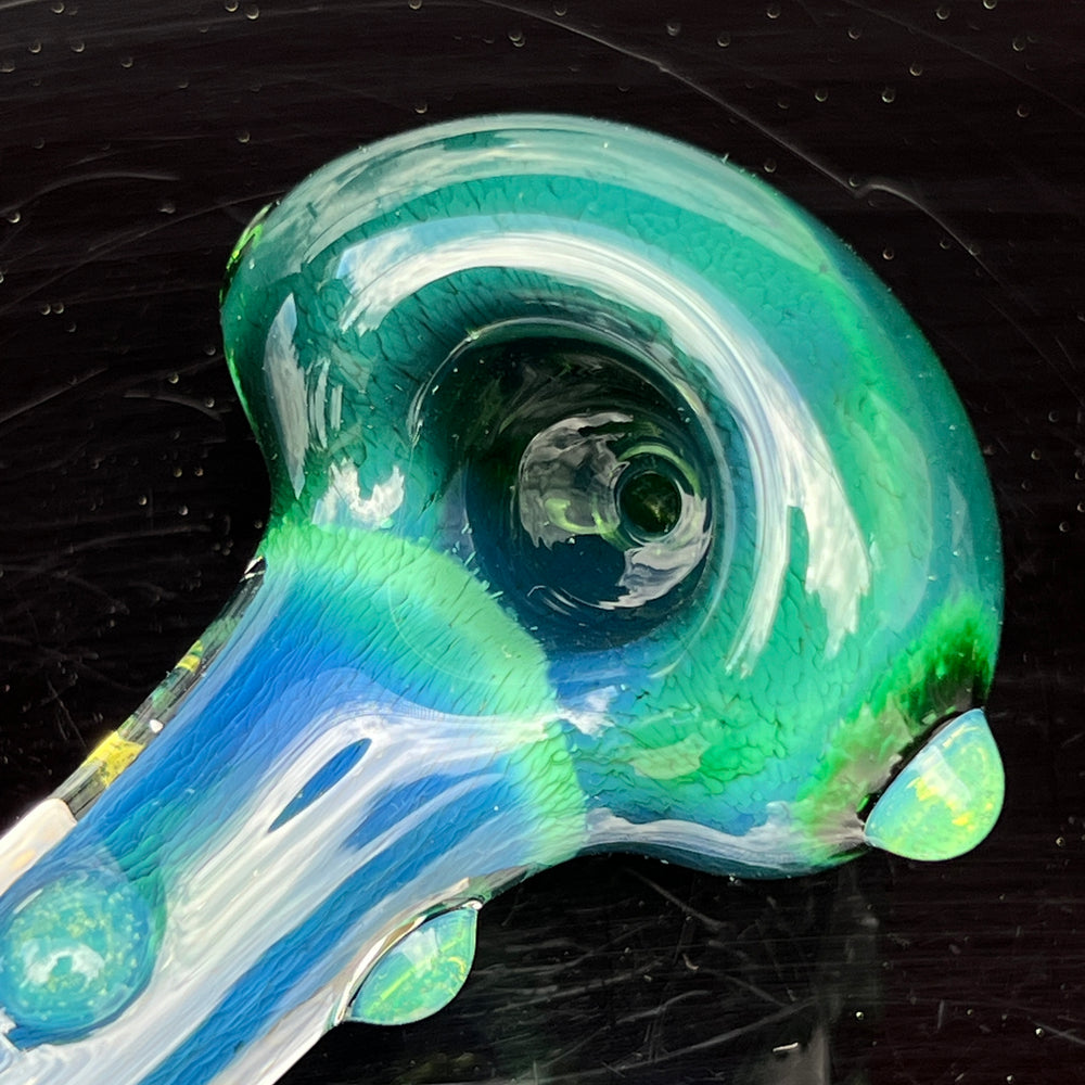 Thick Exp Green Pipe Glass Pipe Chuck Glass   