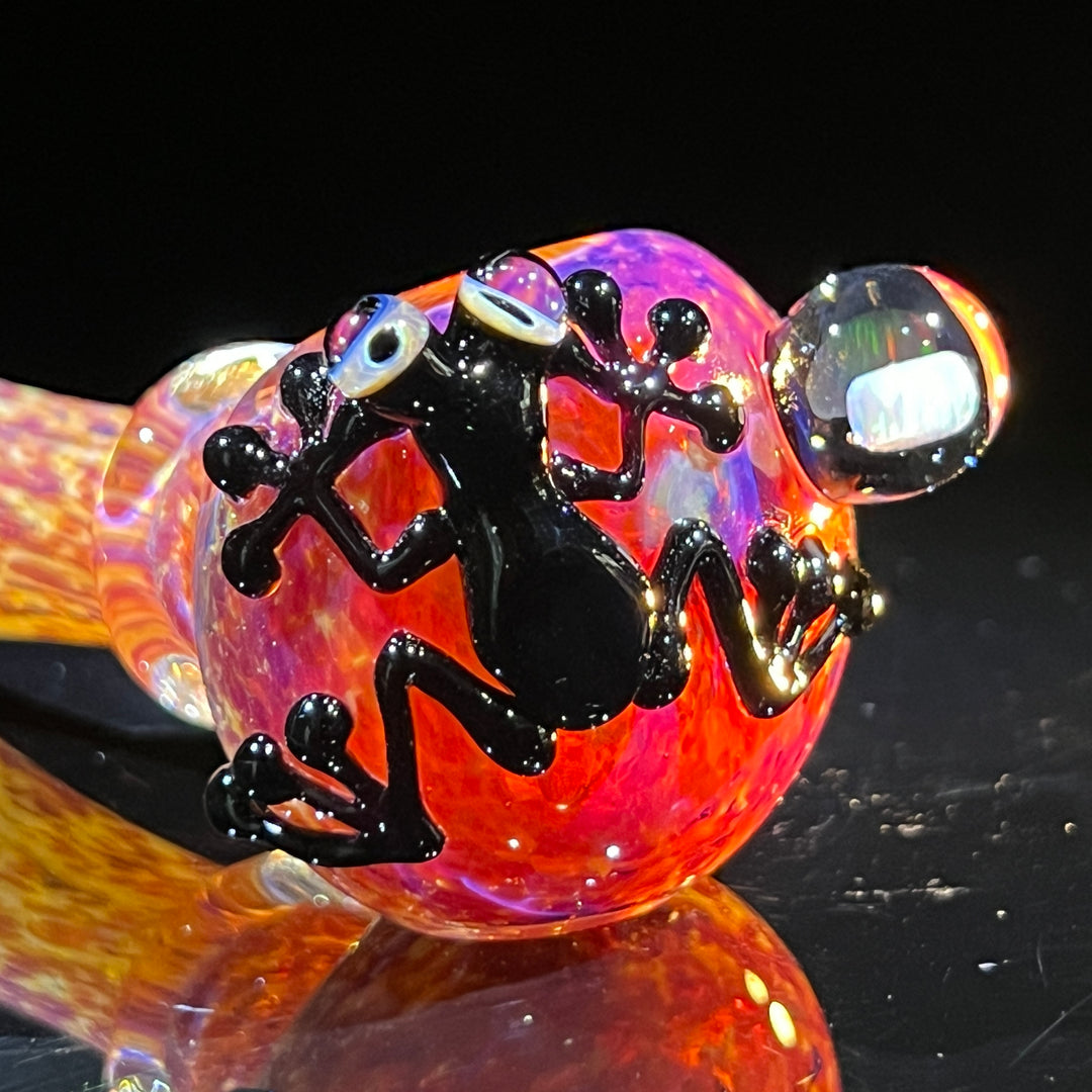 Fancy Opal Frog Spoon Glass Pipe Beezy Glass   