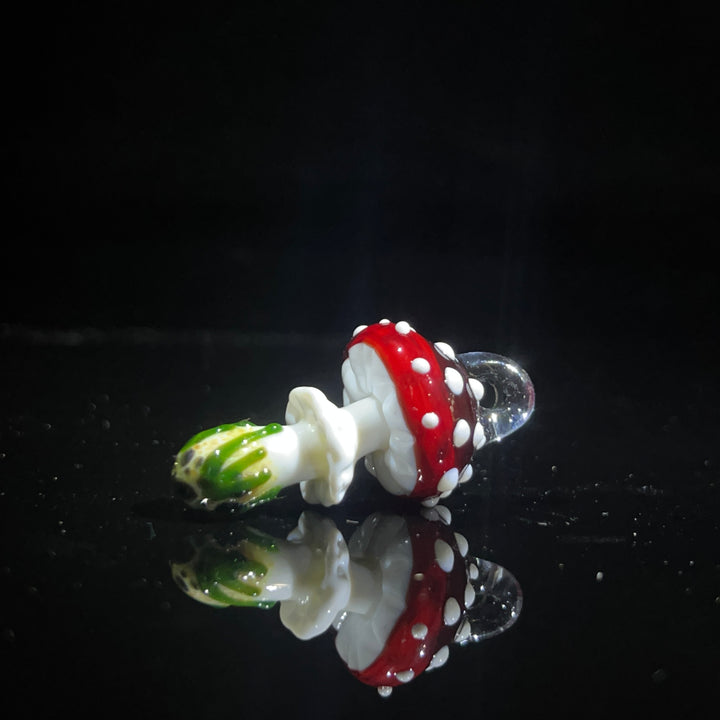 Small Mushroom Pendant Jewelry Beezy Glass